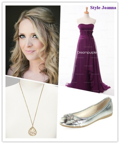 How to Wear with A Pregnant Bridesmaid Dress by Dreampurple UK